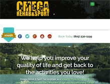 Tablet Screenshot of omega-rehab.com